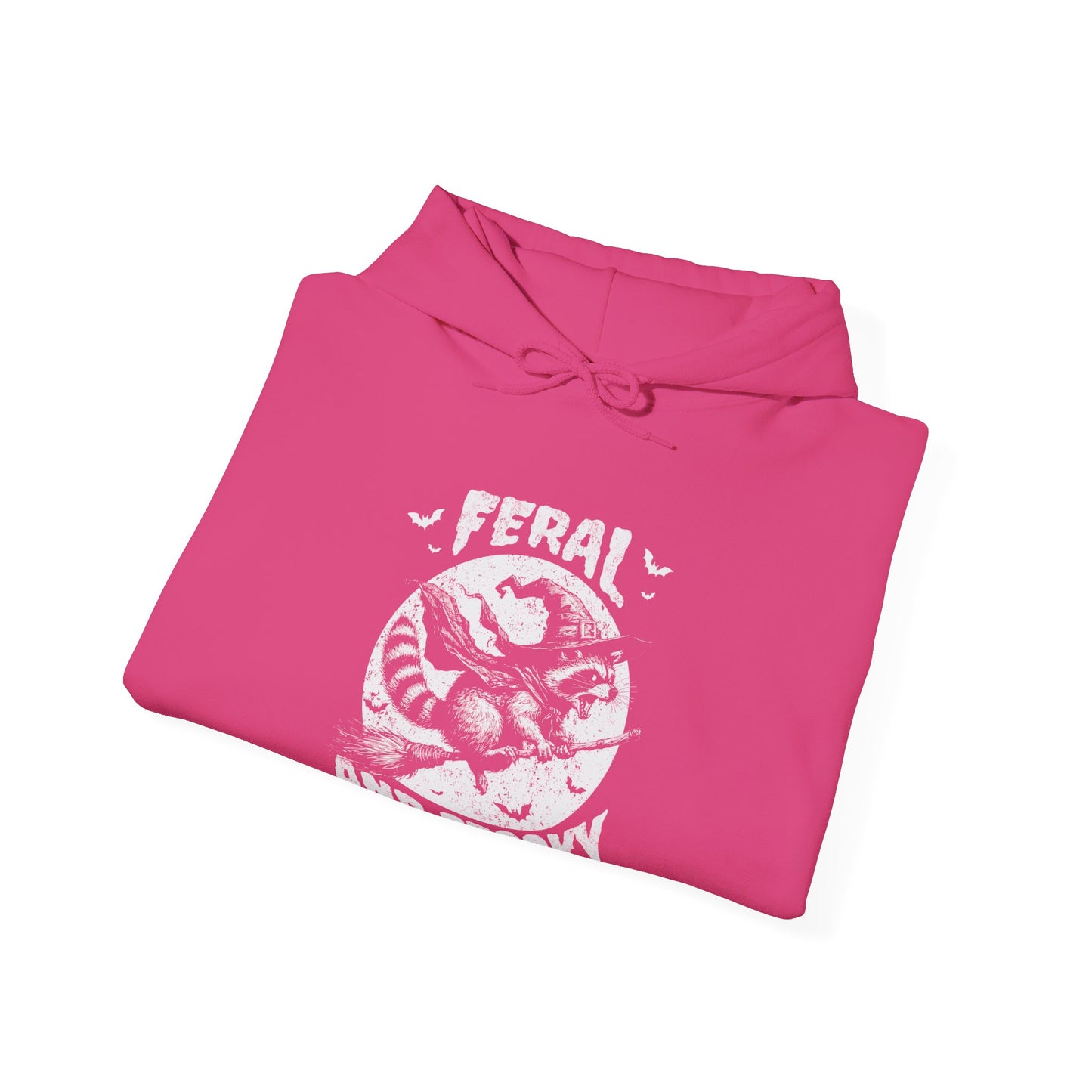 Feral And Spooky Racoon Hoodie