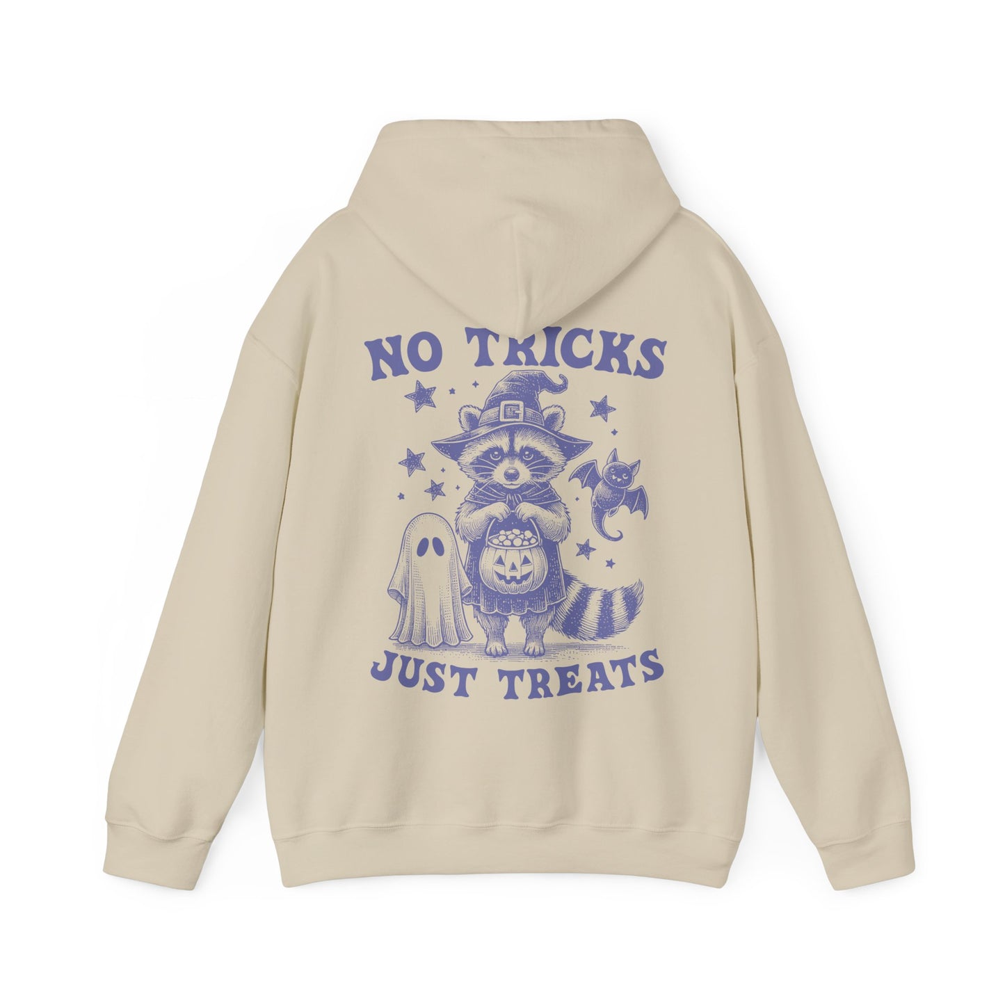 No Tricks Just Treats Racoon Hoodie