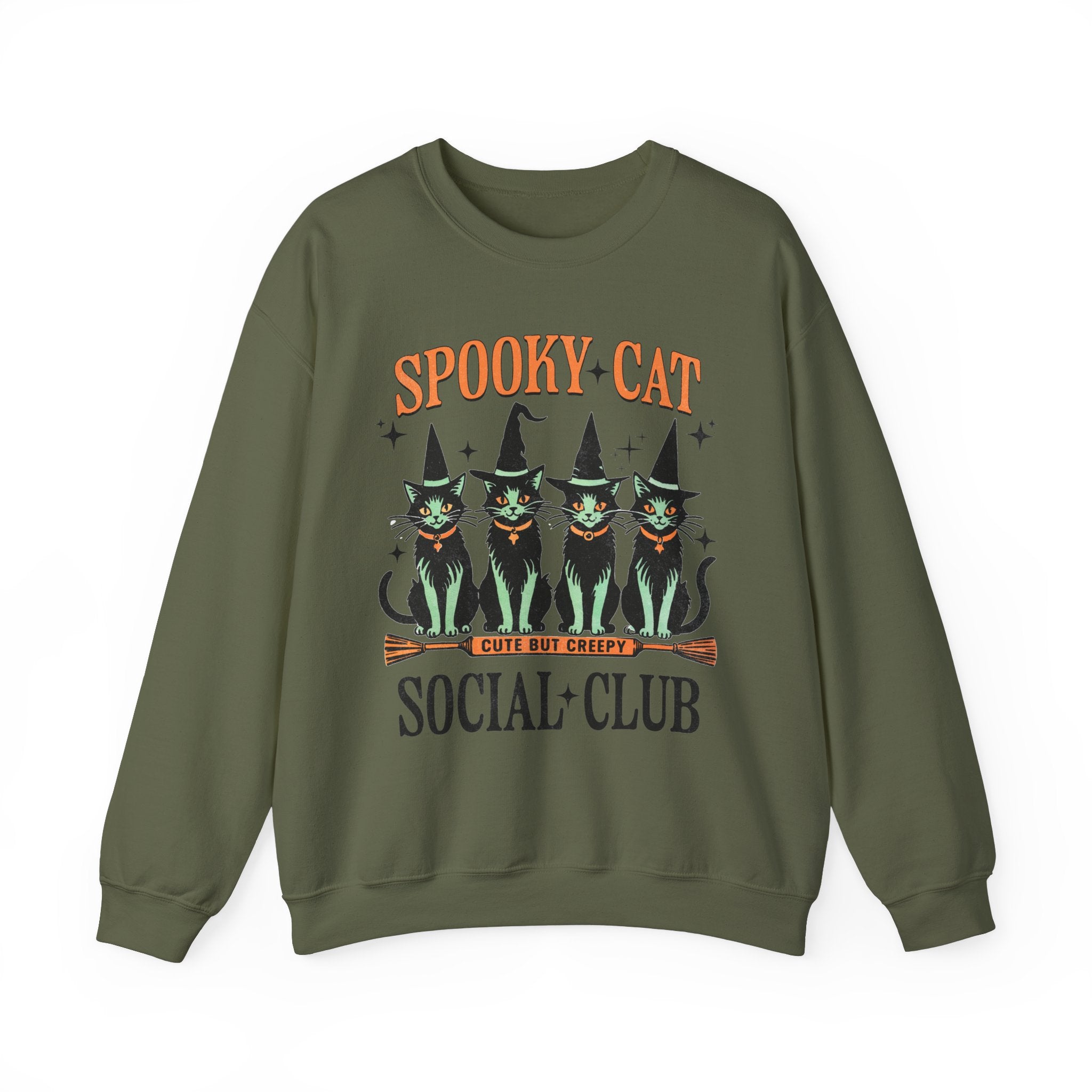 Spooky Cat Social Club Crewneck