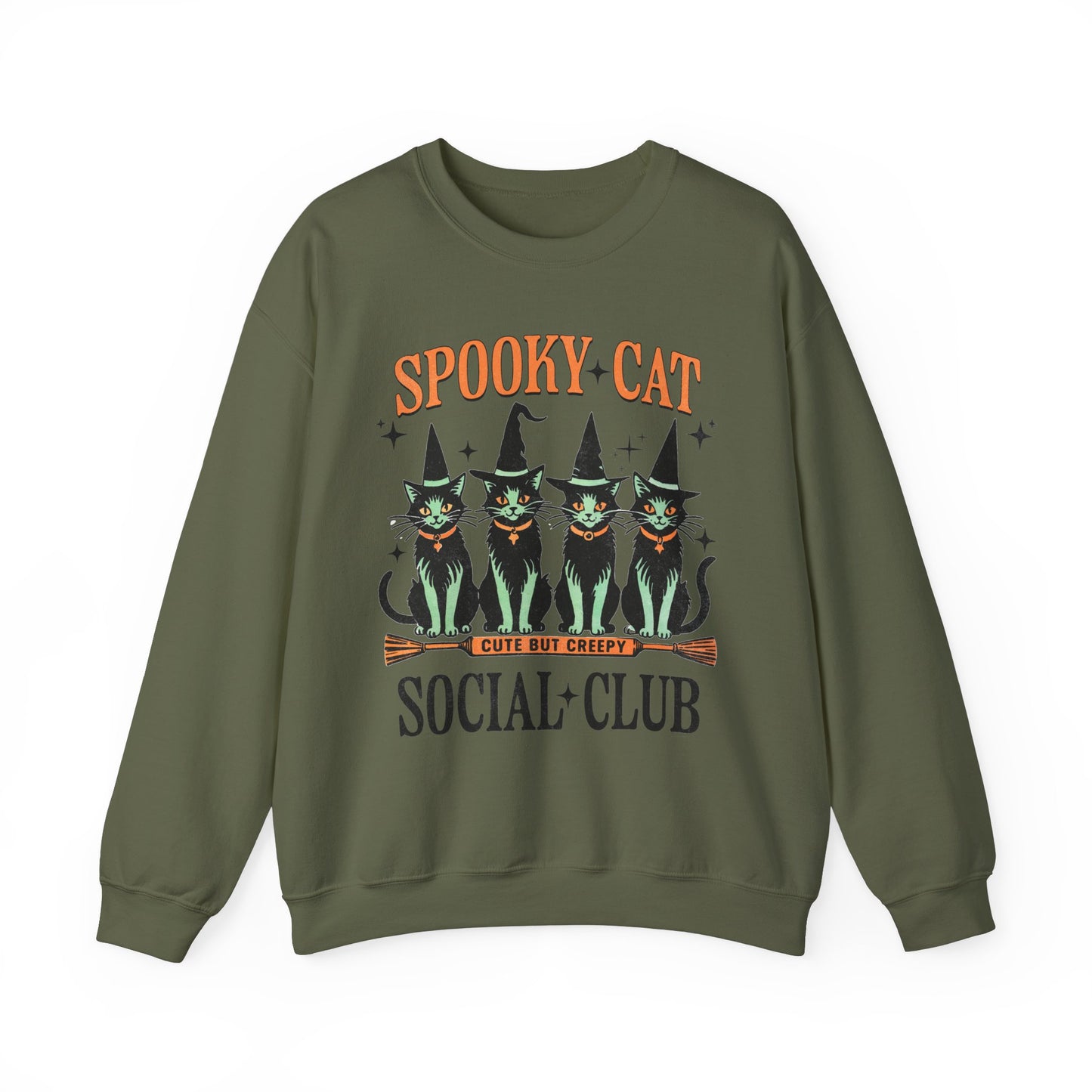 Spooky Cat Social Club Crewneck