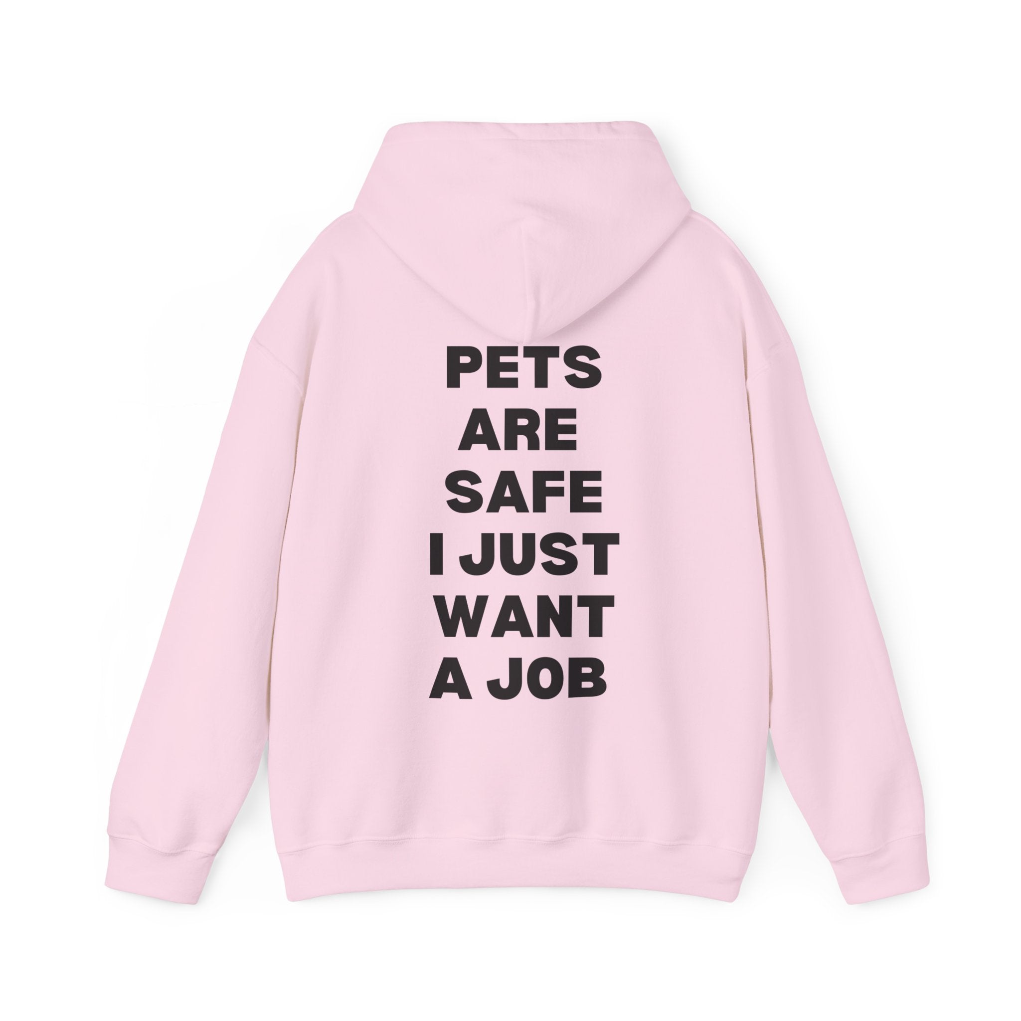 Pets Are Safe I Just Want A Job Hoodie