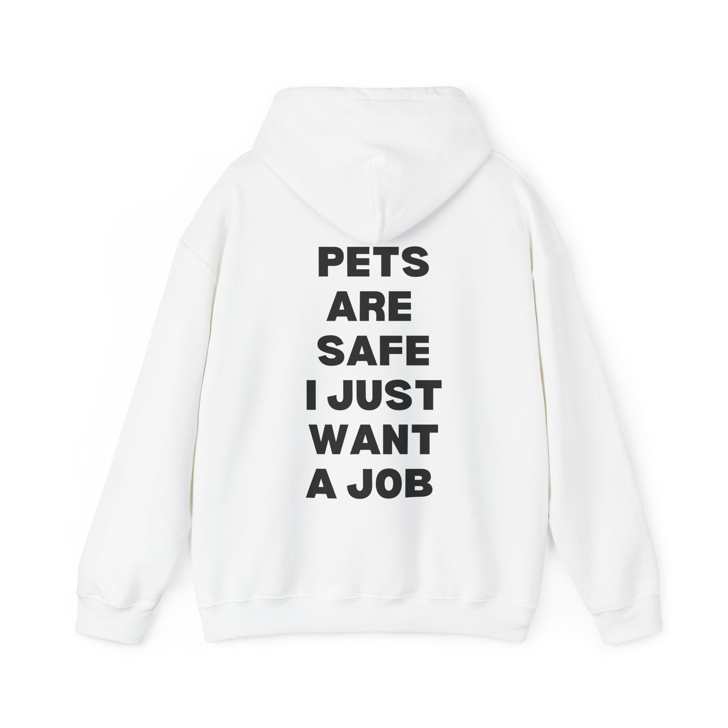 Pets Are Safe I Just Want A Job Hoodie