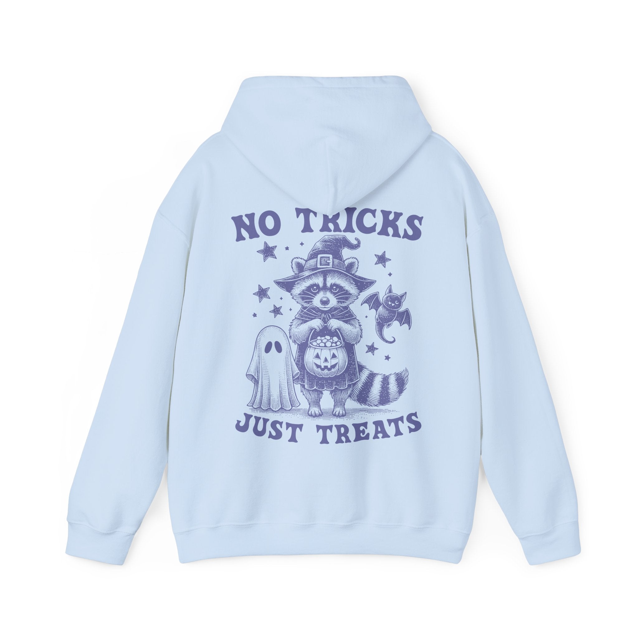 No Tricks Just Treats Racoon Hoodie