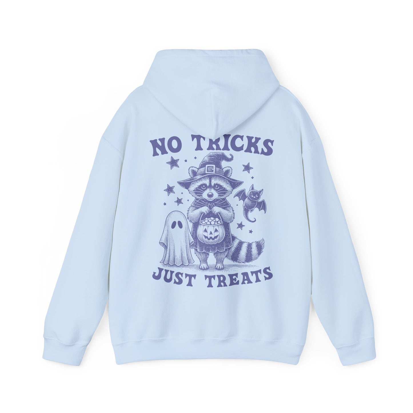 No Tricks Just Treats Racoon Hoodie