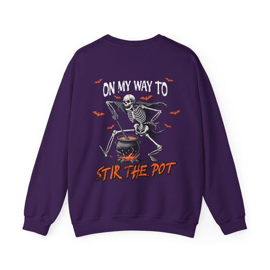 On My Way To Stir The Pot Crewneck