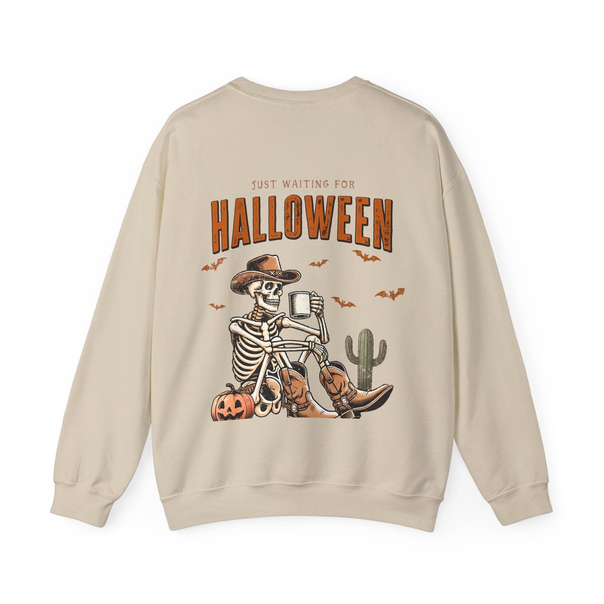 Just Waiting For Halloween Crewneck