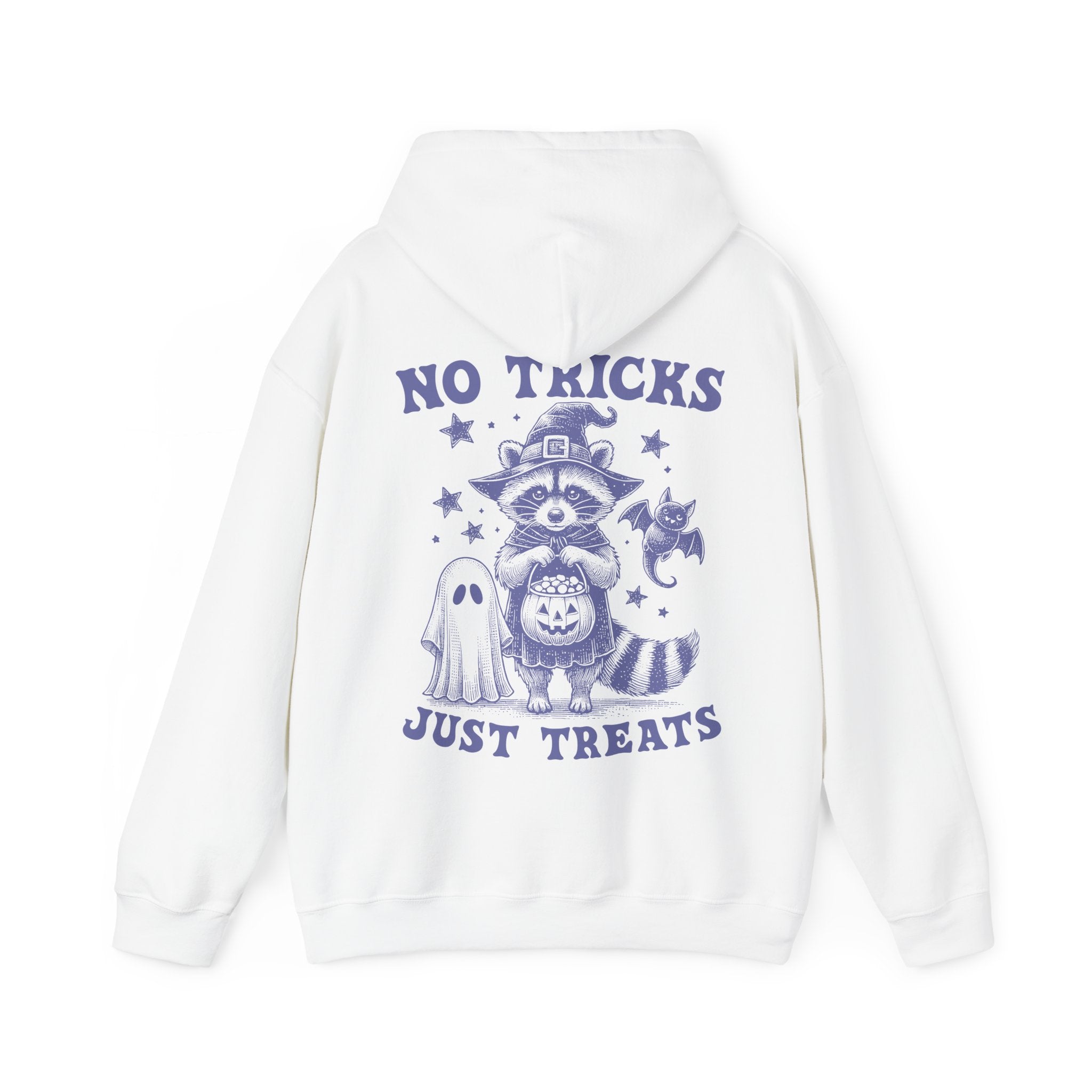 No Tricks Just Treats Racoon Hoodie