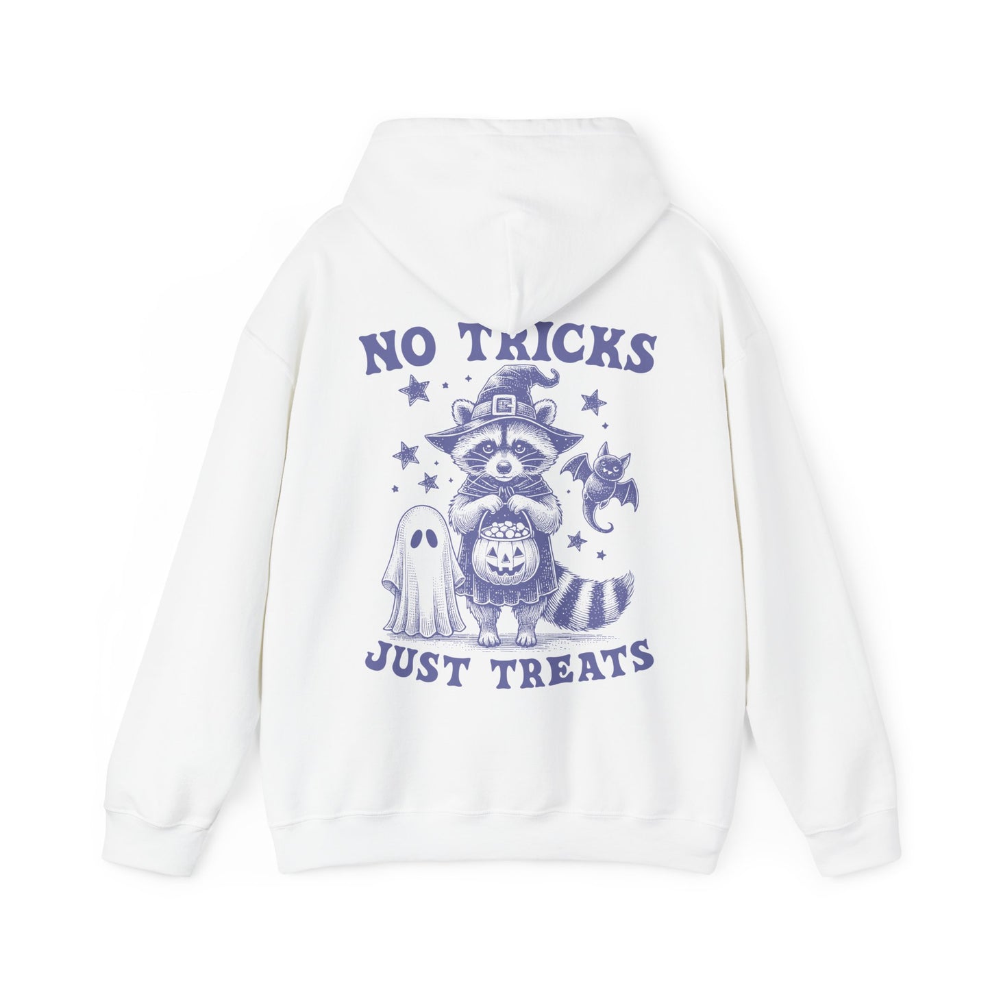 No Tricks Just Treats Racoon Hoodie