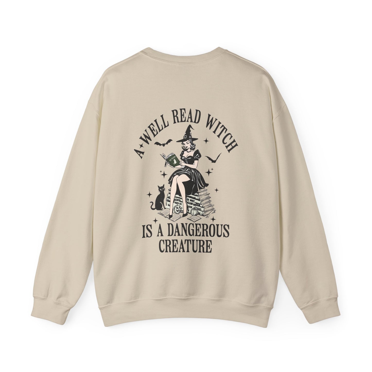 A Well Read Witch Is A Dangerous Creature Crewneck